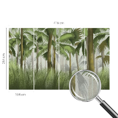 Samolepicí fototapeta do ložnice Tropický les