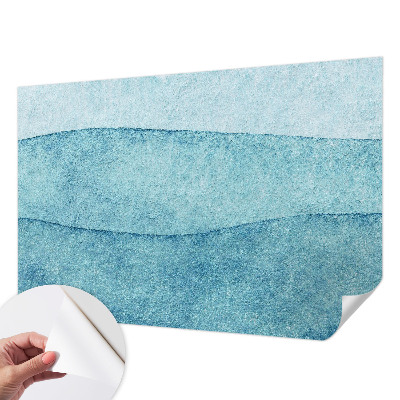 Samolepicí fototapeta do dětského pokoje Modré vlny