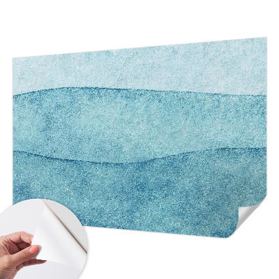 Samolepicí fototapeta do dětského pokoje Modré vlny