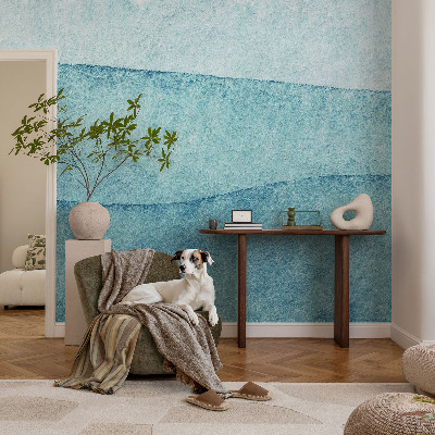 Samolepicí fototapeta do dětského pokoje Modré vlny