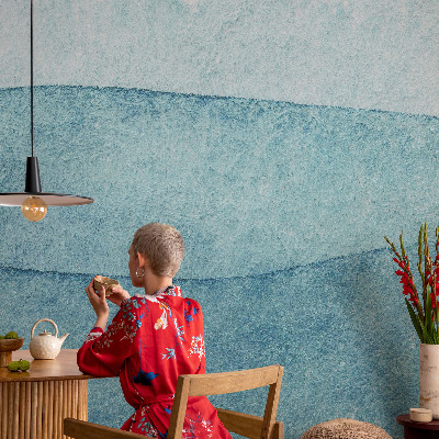 Samolepicí fototapeta do dětského pokoje Modré vlny