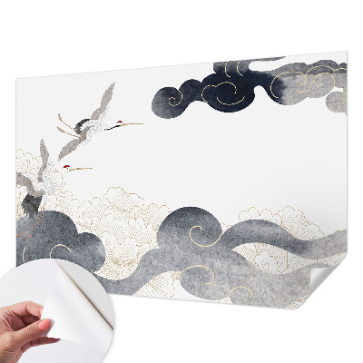 Fototapeta pro kluka Jeřábi za letu