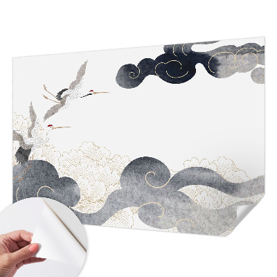 Fototapeta pro kluka Jeřábi za letu