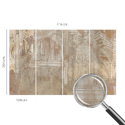 Fototapeta pro holku Historické ozdoby