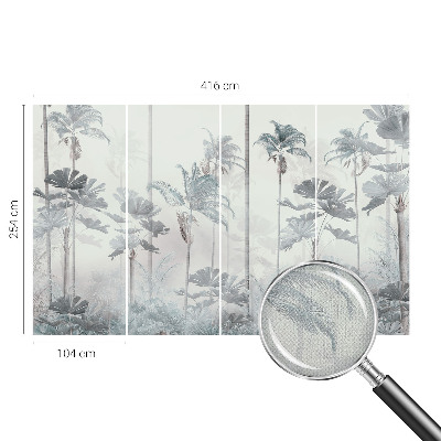 Samolepicí dekorativní fototapeta Tropická krajina