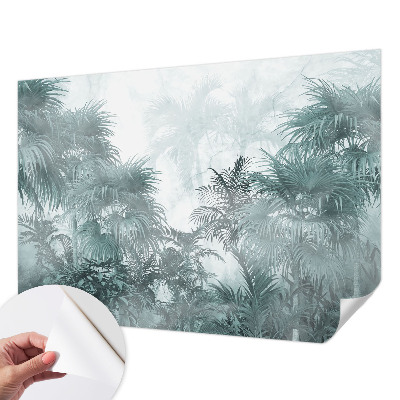 Moderní samolepicí fototapeta Exotická zelená