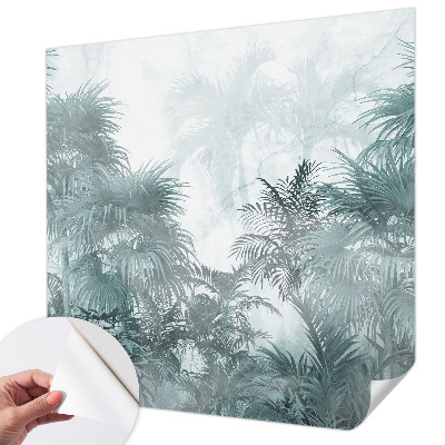 Moderní samolepicí fototapeta Exotická zelená