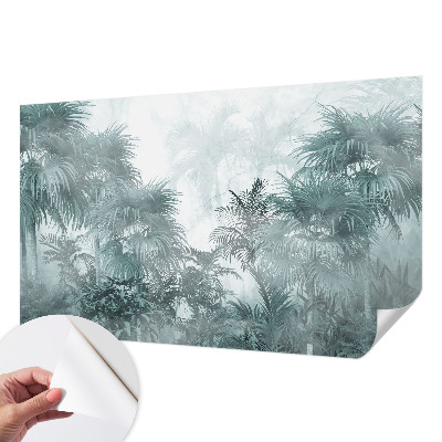 Moderní samolepicí fototapeta Exotická zelená