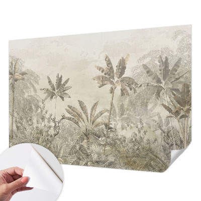 Samolepící fototapeta 3d Tropická džungle