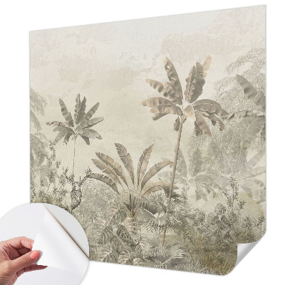 Samolepící fototapeta 3d Tropická džungle