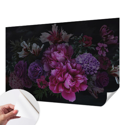 Samolepicí fototapeta na zeď Květinová elegance