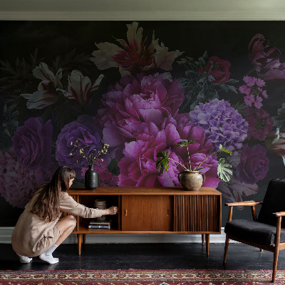 Samolepicí fototapeta na zeď Květinová elegance