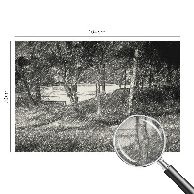 Samolepicí fototapeta do obýváků Klidná krajina