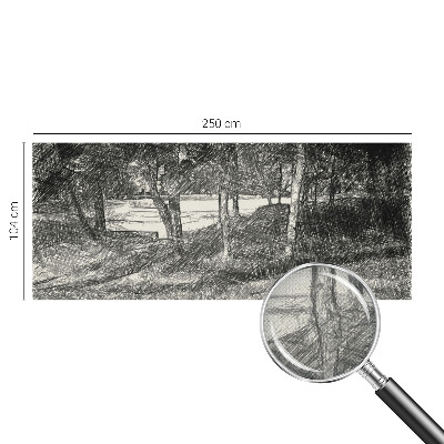 Samolepicí fototapeta do obýváků Klidná krajina