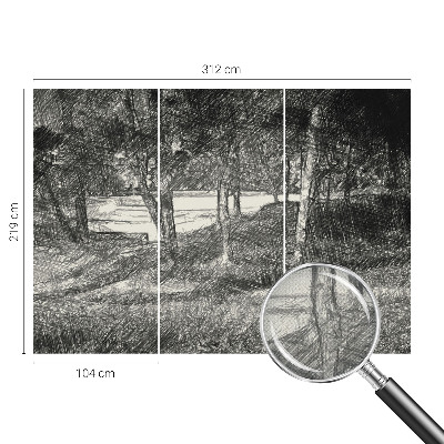 Samolepicí fototapeta do obýváků Klidná krajina