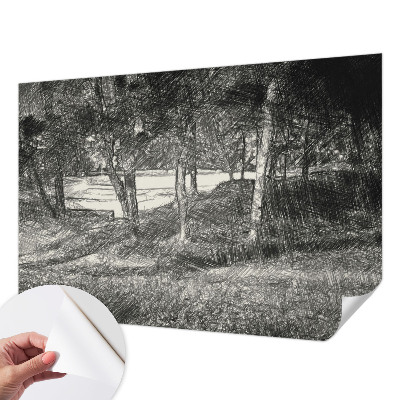 Samolepicí fototapeta do obýváků Klidná krajina