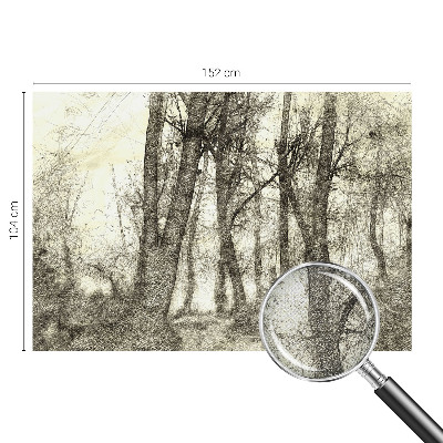 Samolepicí fototapeta do dětského pokoje Lesní melancholie