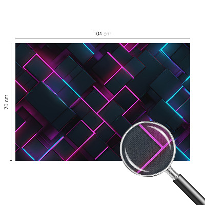 Fototapeta do dětského pokoje Neonová geometrie