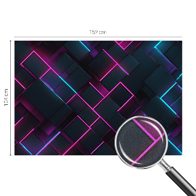 Fototapeta do dětského pokoje Neonová geometrie