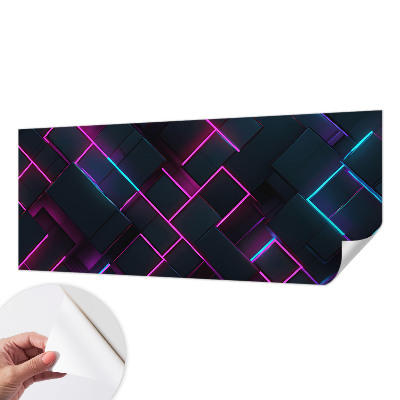 Fototapeta do dětského pokoje Neonová geometrie