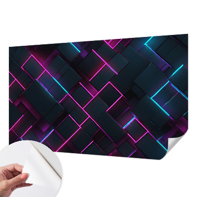 Fototapeta do dětského pokoje Neonová geometrie