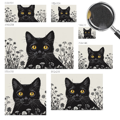 Samolepicí fototapeta na míru Kočičí květiny