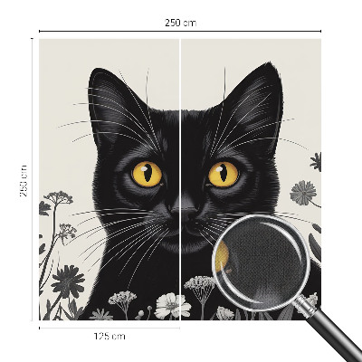 Samolepicí fototapeta na míru Kočičí květiny