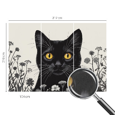 Samolepicí fototapeta na míru Kočičí květiny