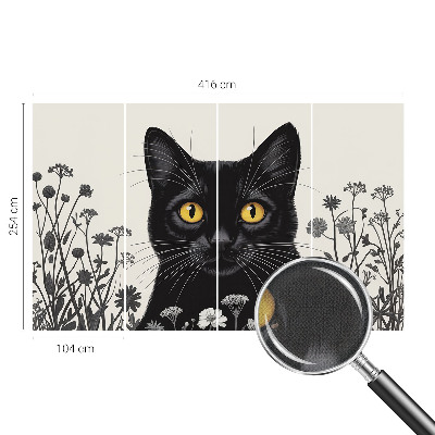 Samolepicí fototapeta na míru Kočičí květiny