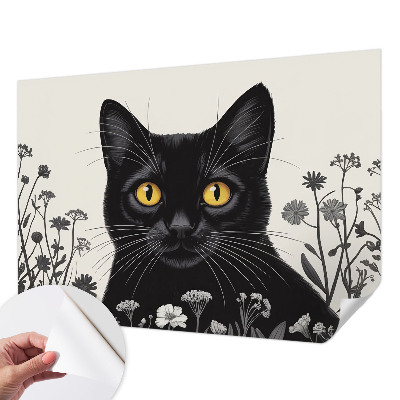 Samolepicí fototapeta na míru Kočičí květiny