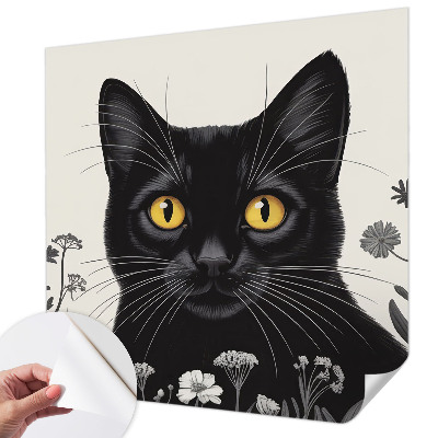 Samolepicí fototapeta na míru Kočičí květiny