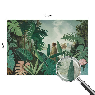 Samolepicí fototapeta do ložnice Exotická džungle