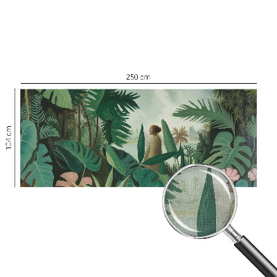 Samolepicí fototapeta do ložnice Exotická džungle