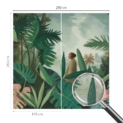 Samolepicí fototapeta do ložnice Exotická džungle