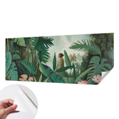 Samolepicí fototapeta do ložnice Exotická džungle