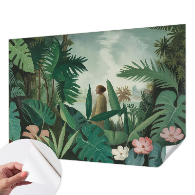 Samolepicí fototapeta do ložnice Exotická džungle