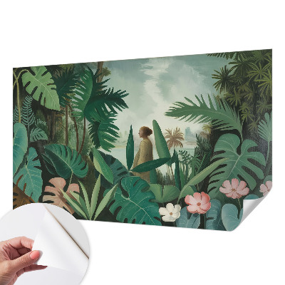 Samolepicí fototapeta do ložnice Exotická džungle
