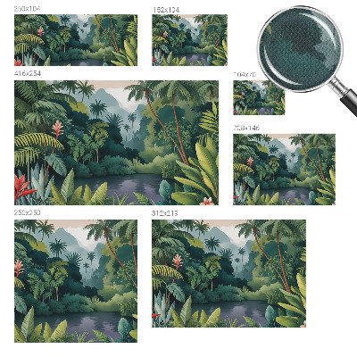 Samolepicí dekorativní fototapeta Exotické scenérie