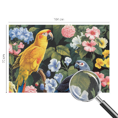 Samolepicí fototapeta na míru Exotických ptáků