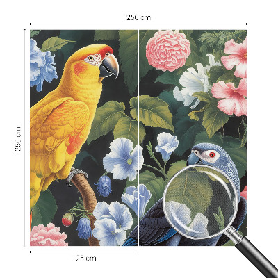 Samolepicí fototapeta na míru Exotických ptáků