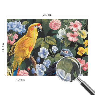 Samolepicí fototapeta na míru Exotických ptáků