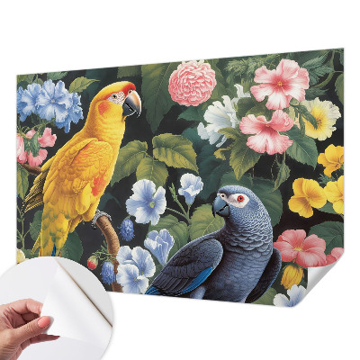 Samolepicí fototapeta na míru Exotických ptáků
