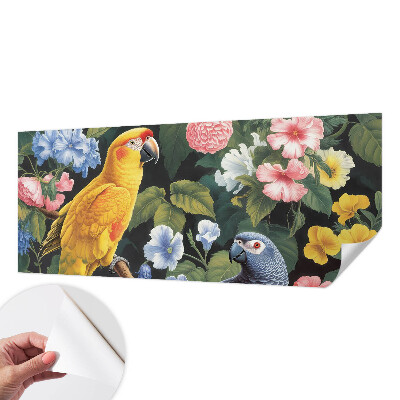 Samolepicí fototapeta na míru Exotických ptáků