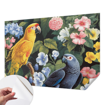 Samolepicí fototapeta na míru Exotických ptáků