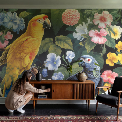 Samolepicí fototapeta na míru Exotických ptáků