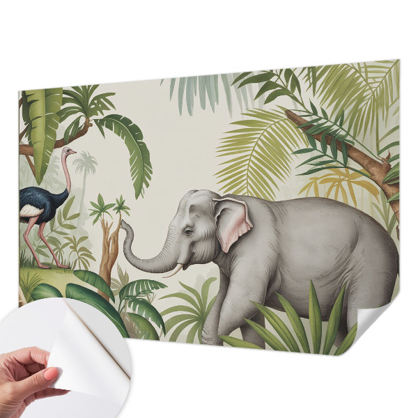 Moderní samolepicí fototapeta Exotická scéna