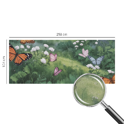 Samolepicí fototapeta Motýli na louce