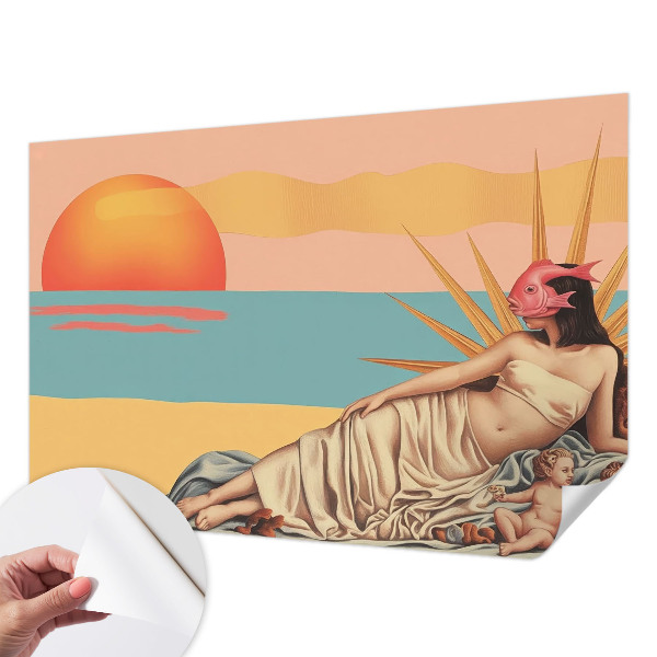 Samolepící tapeta Západ surrealismu