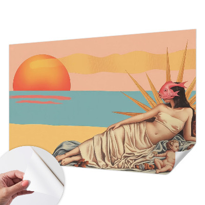 Samolepící tapeta Západ surrealismu