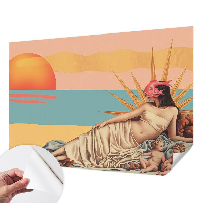 Samolepící tapeta Západ surrealismu
